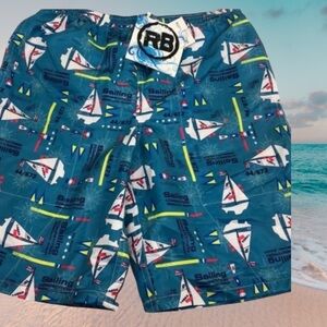 RUGGED BEAR NWT BOYS SWIMSUIT BATHING SUIT SUMMER BEACH POOL NEW SHORTS SIZE 10